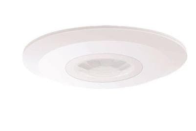 Détecteur de mouvement apparent IP20 360° (max 6m) Blanc 2000W extra plat dia:115 x H 25mm