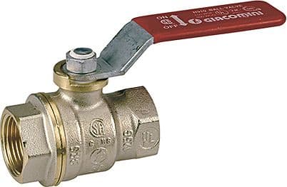 ROBINET A BILLE + MANETTE DADO GIACOMINI 1/2"FF