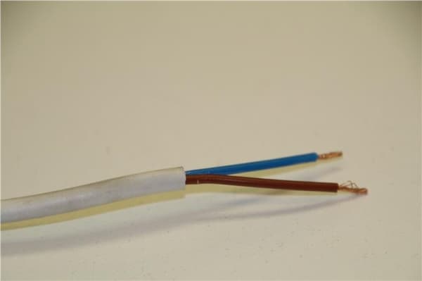 Vtmb 2 x 1 Blanc (H05VV-F) en rouleau de 100m