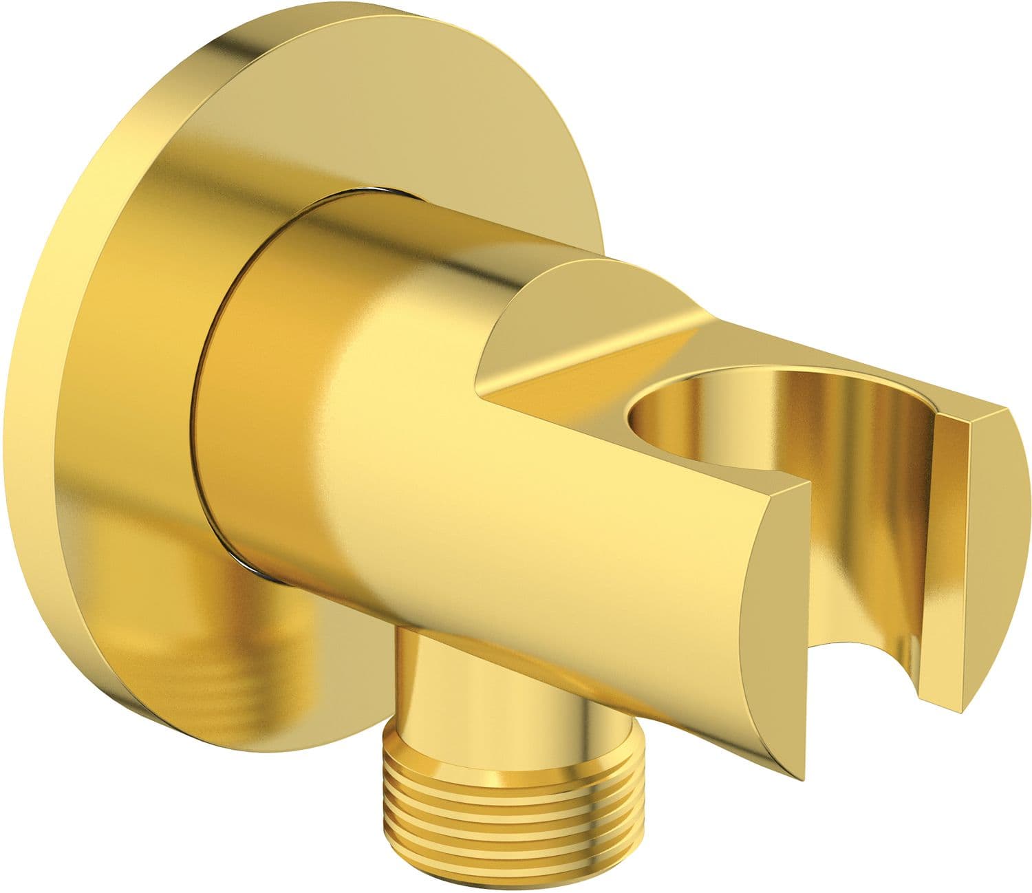 COUDE DE RACCORD+ SUPPORT DOUCHE JOY IS BRUSHED GOLD