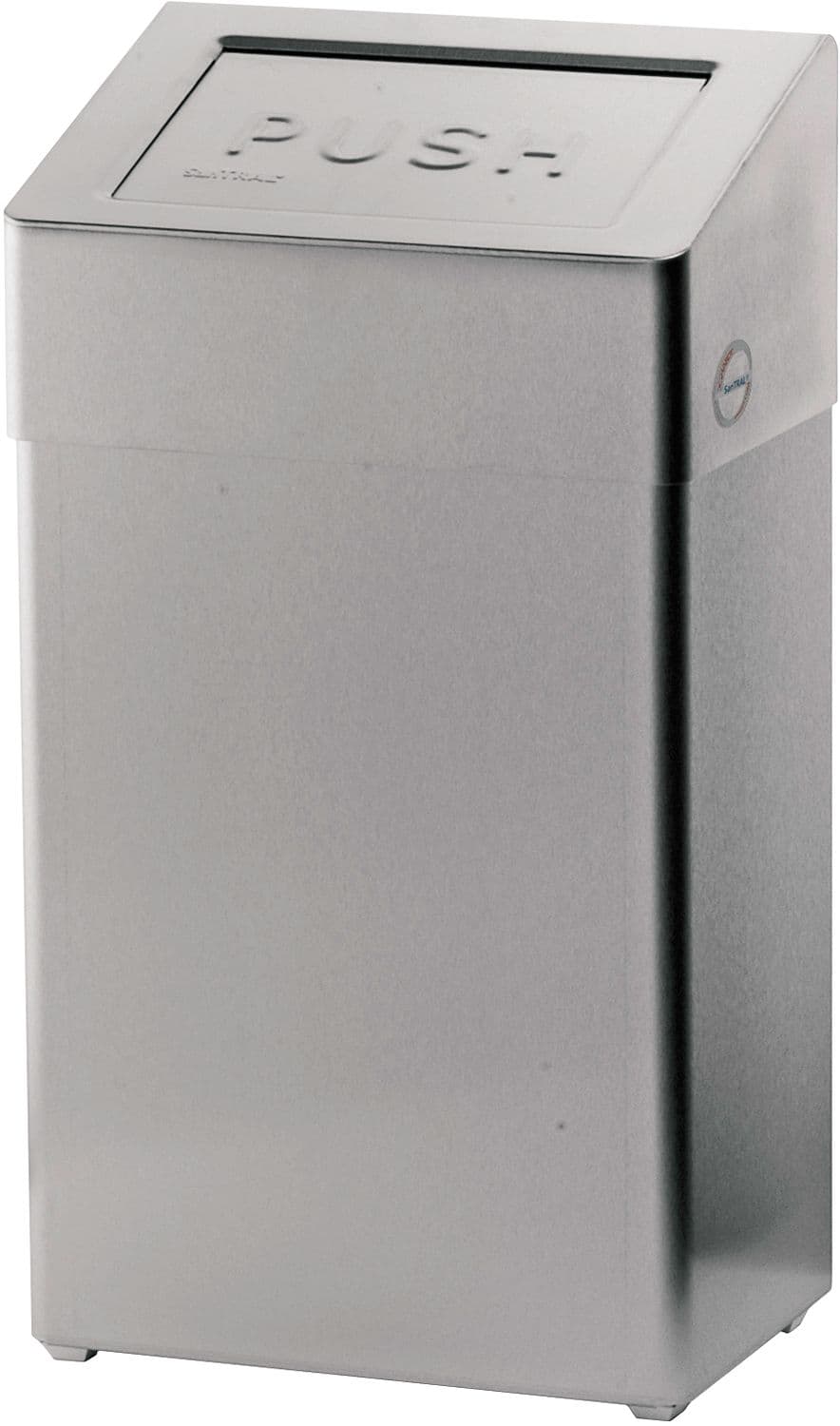 POUBELLE A CLAPET SANTRAL C&C 50L INOX BROSACE