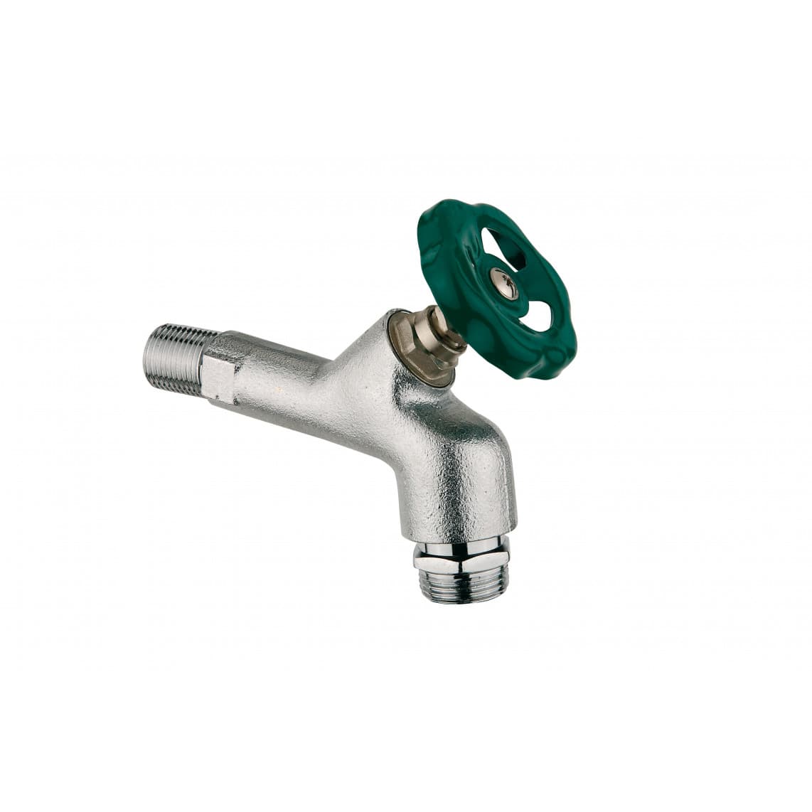 986196248 LT robinet de service avec volant de commande, chromé, 3/4" M x 3/4" M, avec Aérateur de tuyau