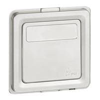 Soliroc poussoir inverseur porte - étiquette 6A - 250V - IP55 - IK10