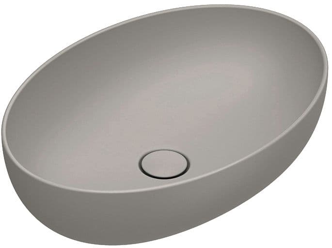 VASQUE A POSER SFERA CATALANO CATAGLAZE+ 60X42 H16 SANS TROP-PLEIN TORTORA SATINATO