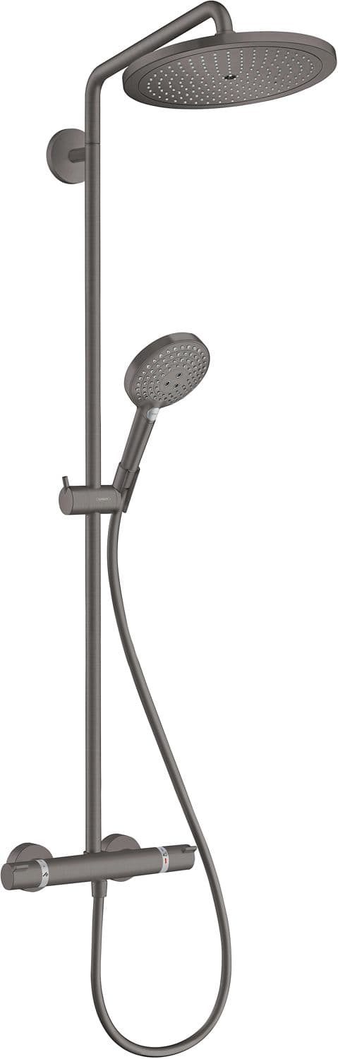 COLONNE DE DOUCHE+THERMOSTAT CROMA SEELCT S280 1JET HANSGROHE BRUSHED BLACK CHROME