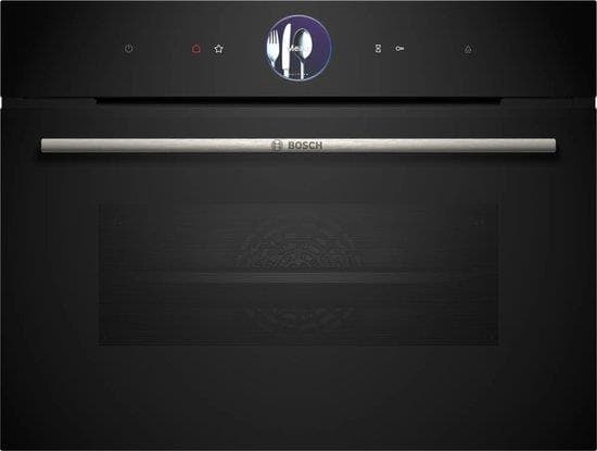 Four serie 8 combi-vapeur 45cm, classe A+, 21 modes de cuisson, EcoClean, Home connect, TFT-Touchdis