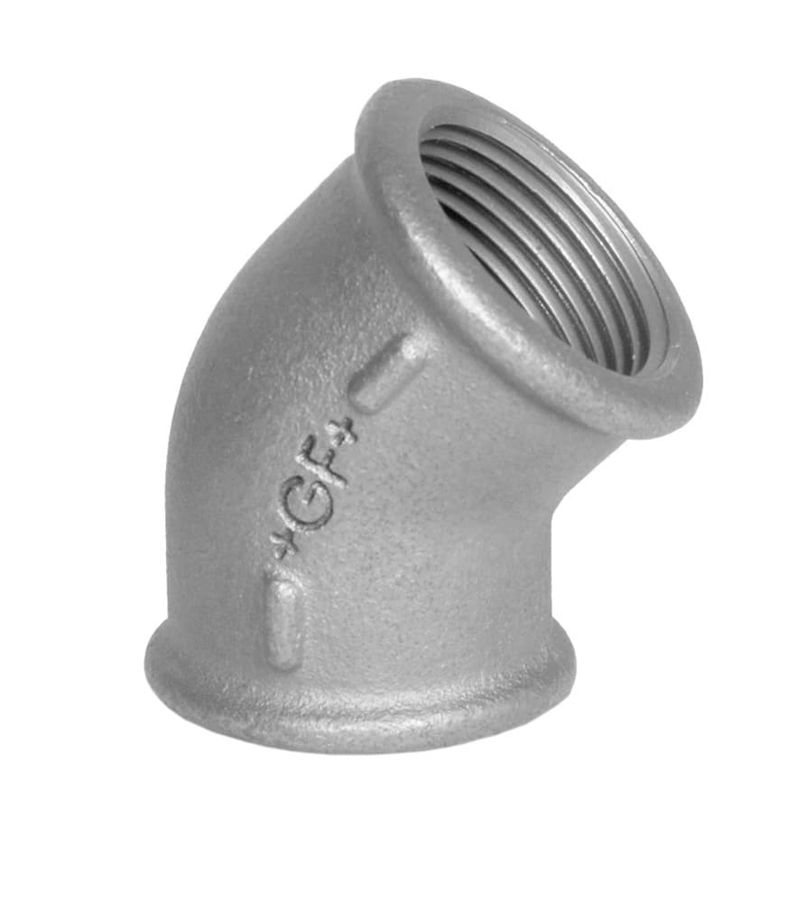 Georg Fischer galvanisé nr.120 coude 45° FF 2"