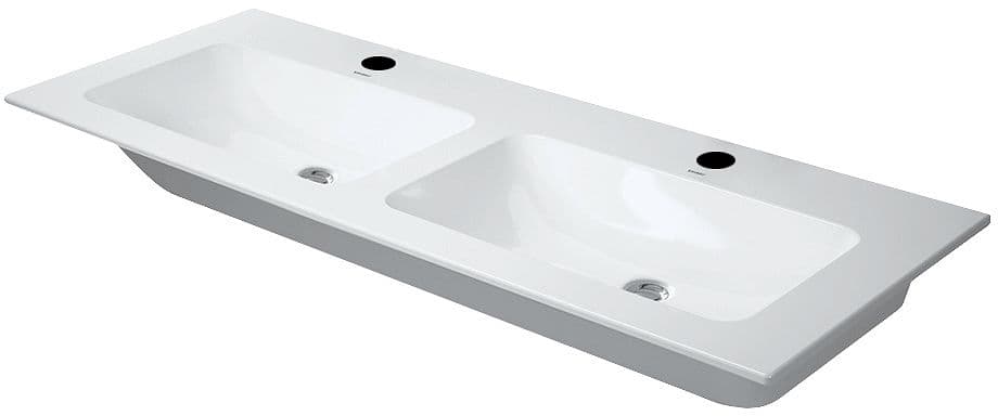 LAVABO DOUBLE ME STARCK DURAVIT 130-49CM BLANC
