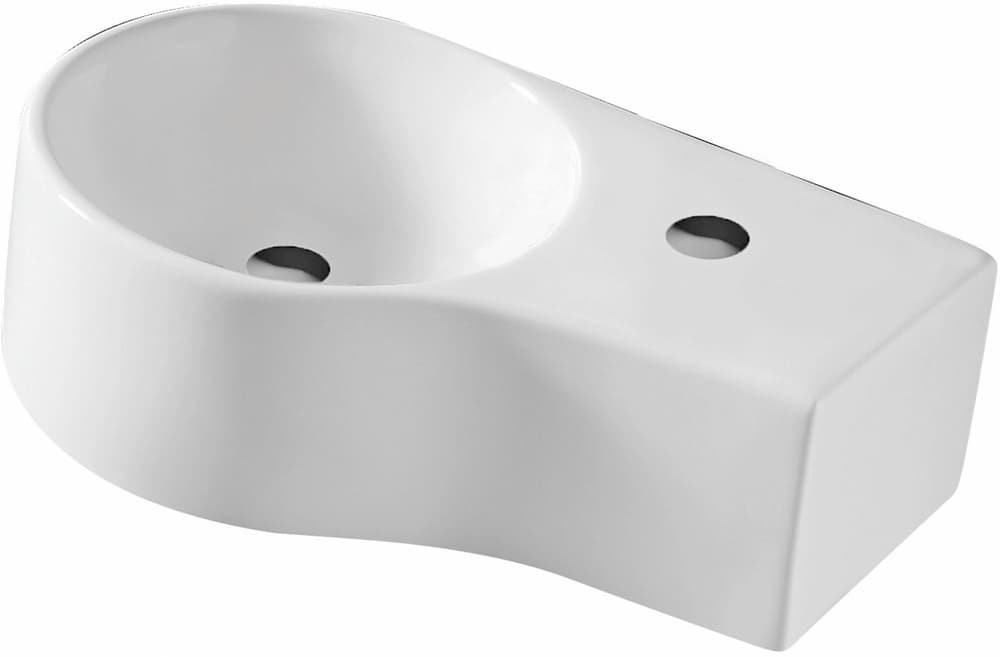 Van Marcke Origine Bali II lave-mains 440 x 275 mm trou de robinet à droite