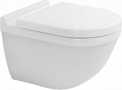 WC SUSPENDU STARCK 3 DURAVIT FIXATIONS CACHEES BLANC