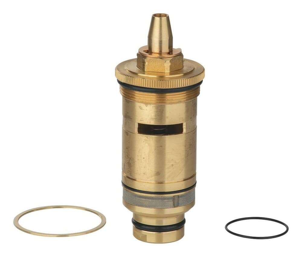 Grohe tête 3/4" tige courte manettes 1/2" robinets d'arrêt encastrés 3/4"