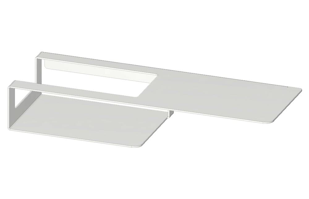 Arblu Hito étagère 35 cm métal blanc