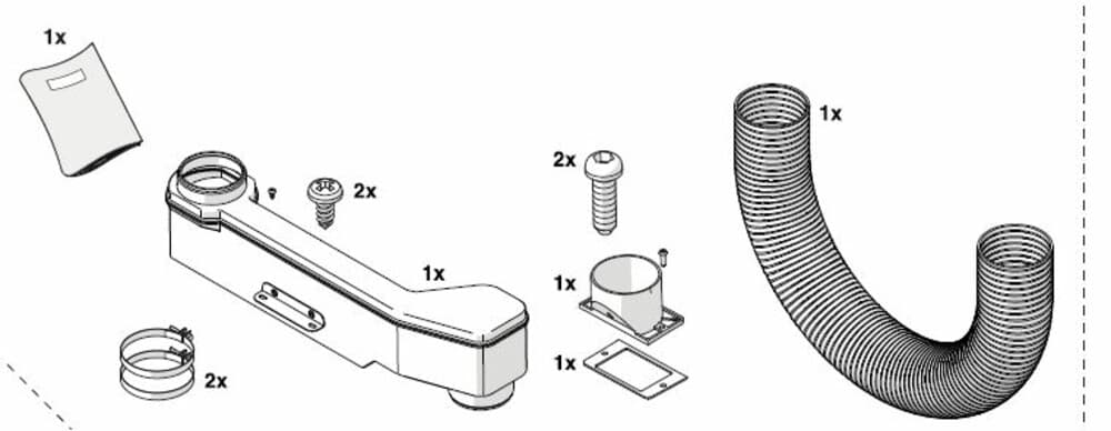 Riello kit transformation type C pour Insieme EVOe 25