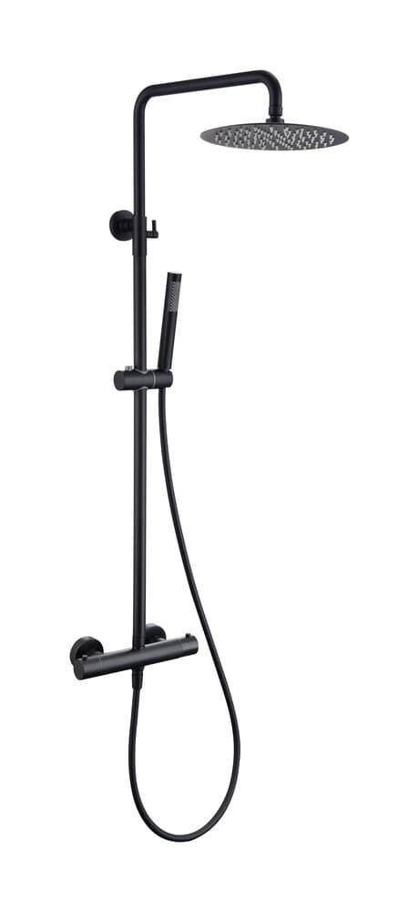 GO Van Marcke Verona système de douche thermostatique noir mat