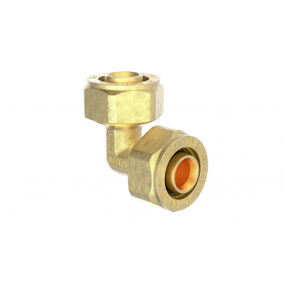 988906255 LT coude 90°, vierge, 20 mm, raccord à serrer pour tube multicouche