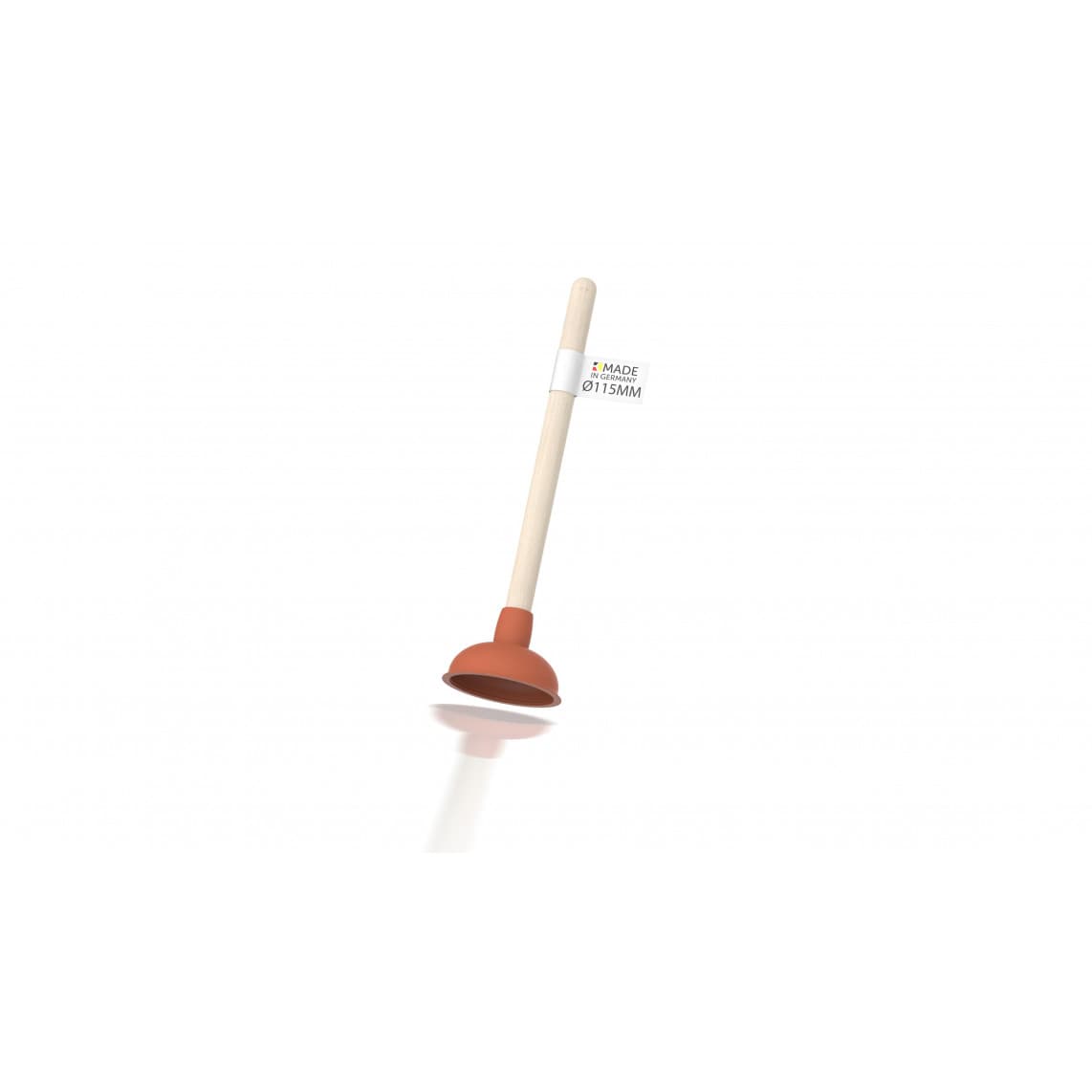 99908100 Nettoyant pour évier avec Poignée en bois, Ø 115 mm