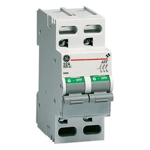 Aster interrupteur 32A 4NO 2 modules 415V