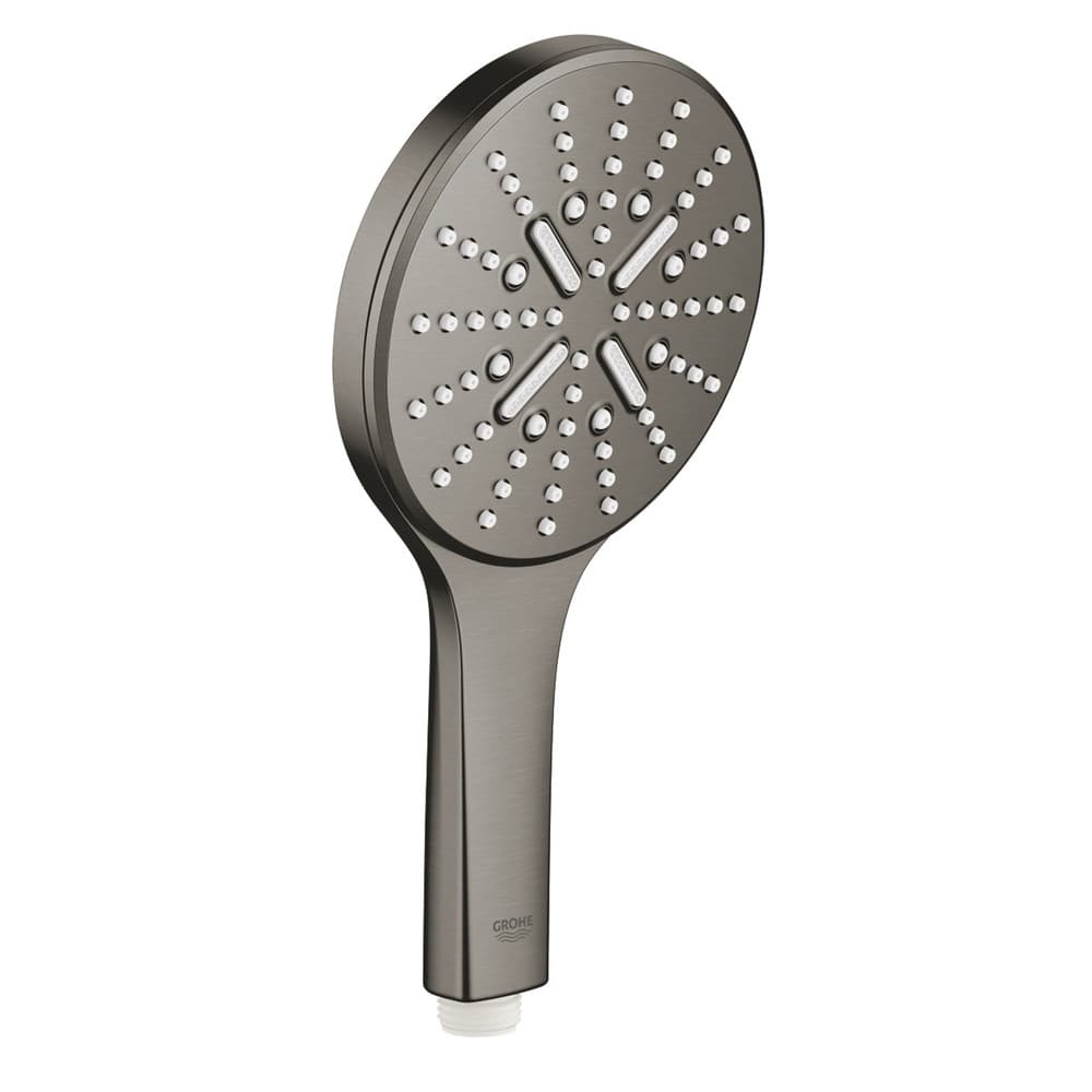 Grohe Rainshower 130 SmartActive douchette à mains 3jets EcoJoy Hard Graphite