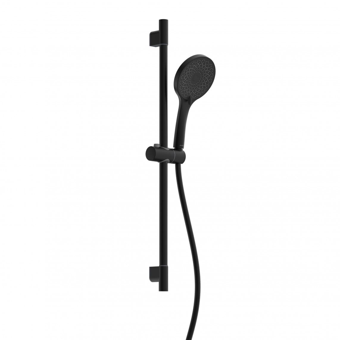 64296 CAPRI set barre de douche, noir mat