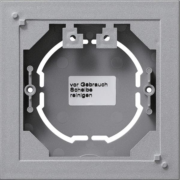 Boîtier apparent, construction plate teinte Alu 1 x pour standard 55, E2, Event, Esprit - pour