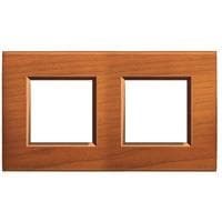 LivingLight - plaque rectangulaire 2 x 2 modules Cerisier américain