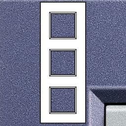 LivingLight - plaque rectangulaire 3 x 2 modules 71mm Club