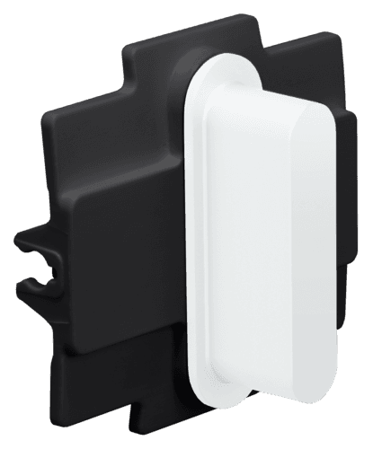 Niko Rocker pour des fonctions de commutation simple, couleur steel white coated