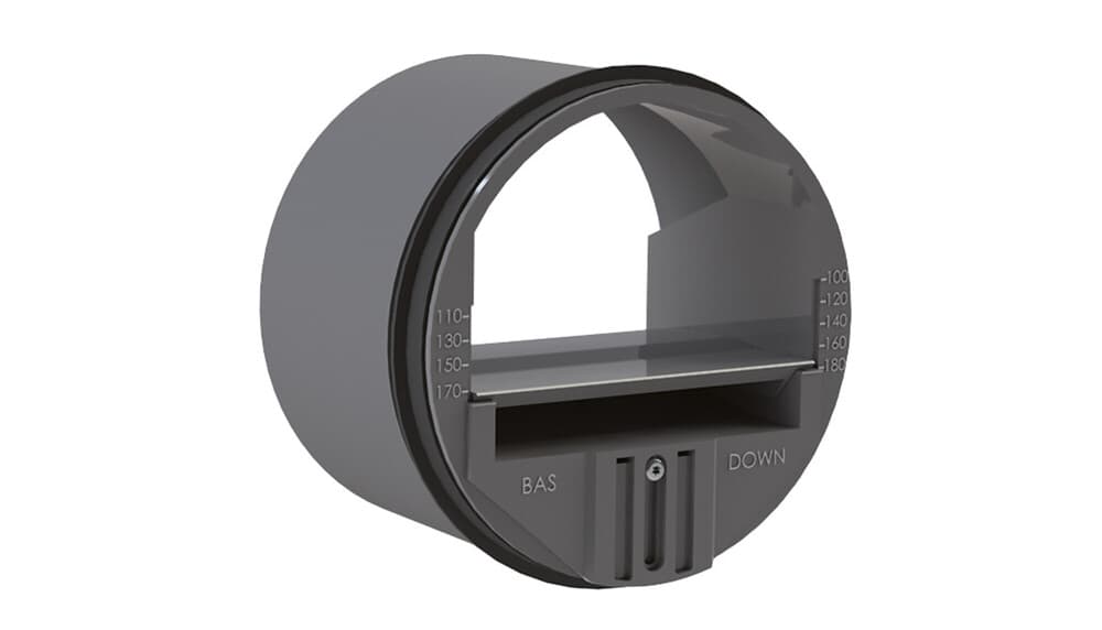 Ventilair RDR160 100-180 régulateur de débit 100-180m³h D160