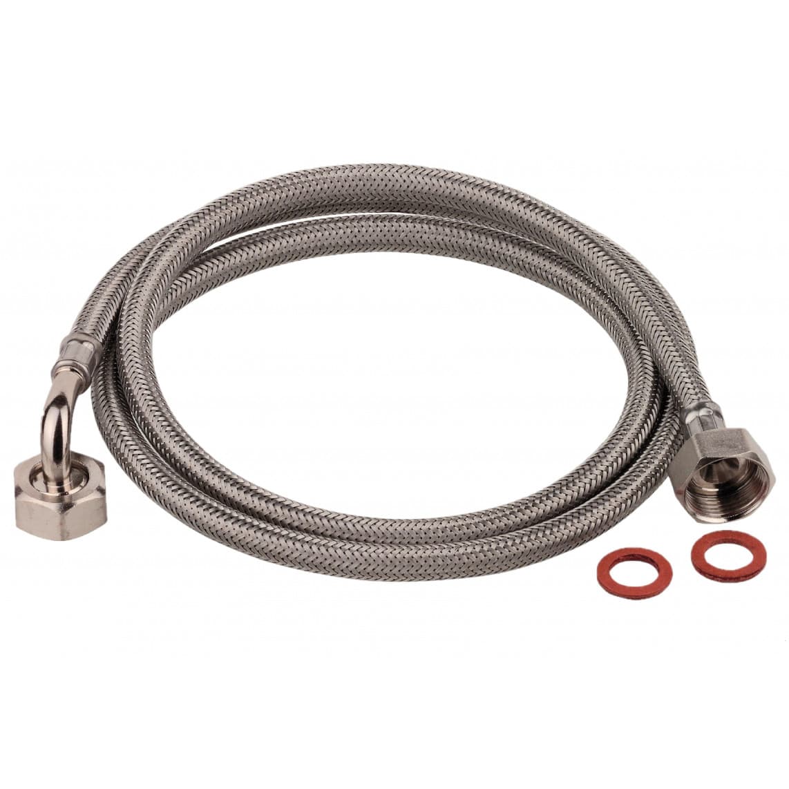 98659310 WAS Flex-flexible d'alimentation, apparence inox tressé, 3/4" F x 2 m x 3/4" F