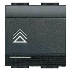 LivingLight - variateur poussoir 60 - 500VA résistif - inductif 2 modules Anthracite