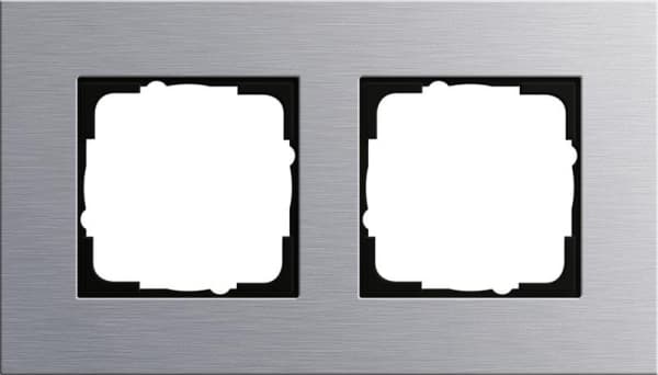 Cadre de finition Gira Esprit Aluminium (anodisé) - Aluminium anodisé E 1 EV 1.