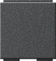 Cache borgne universel pour cache jack modulaire 2 x avec sortie oblique 30° et zone d'inscription