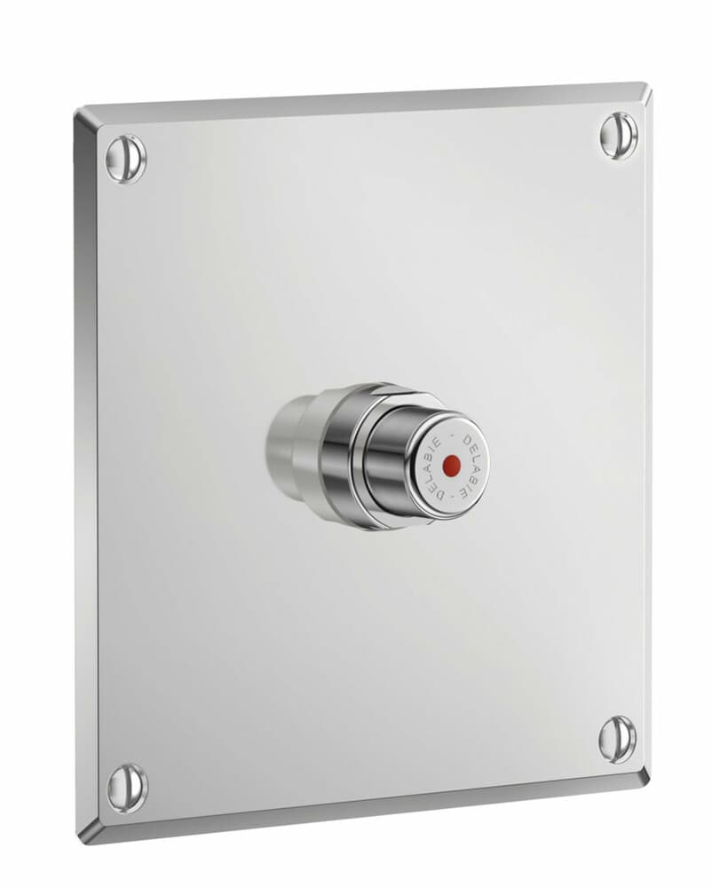 Delabie Tempostop robinet temporisé à poussoir pour douche modèle à encastrer