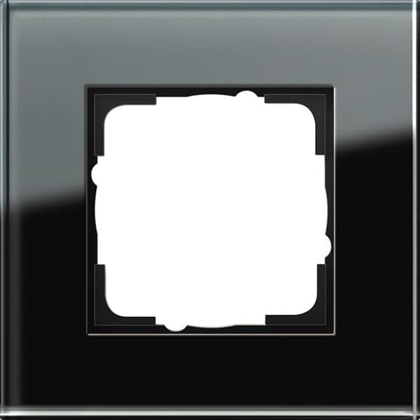 Cadre de finition Gira Esprit Noir verre Noir