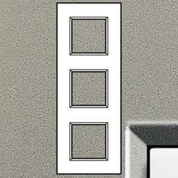 LivingLight - plaque rectangulaire 3 x 2 modules 71mm Avenue