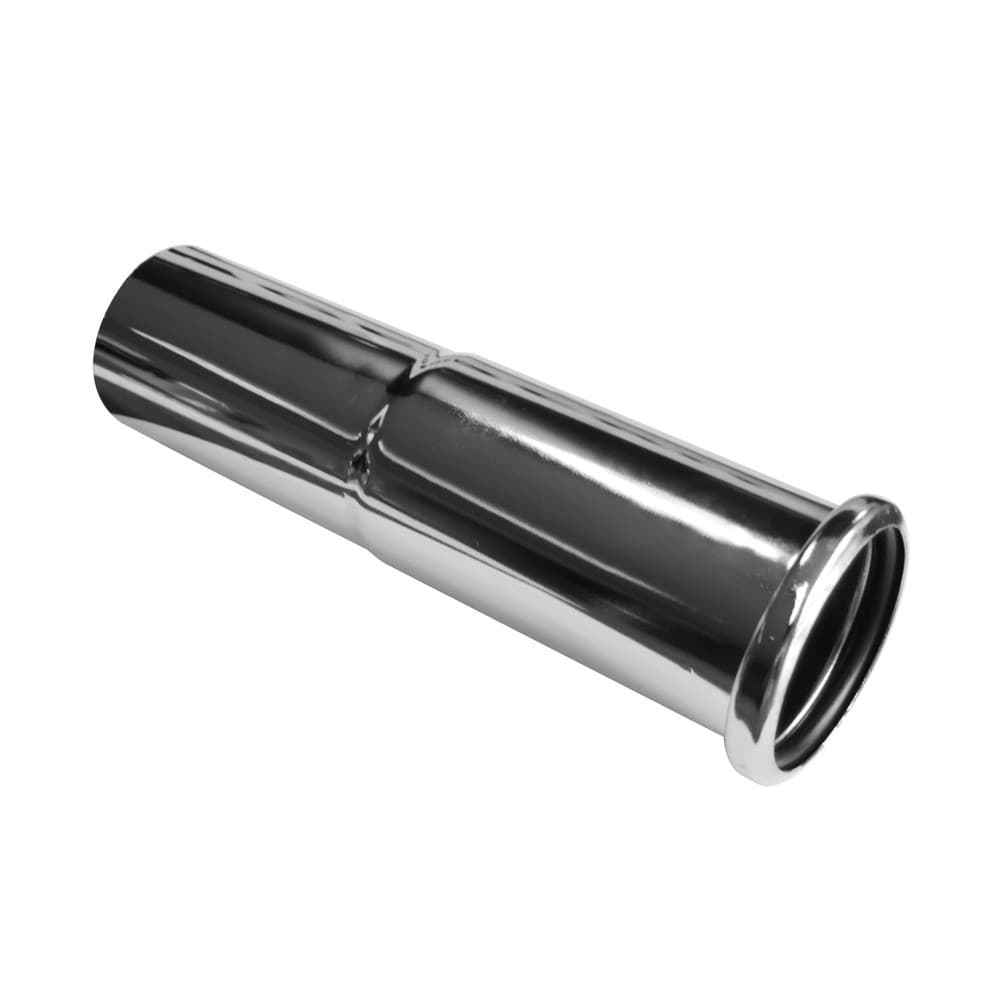 Van Marcke Pro tube d'écoulement allongé avec manchon 5/4" 32mmx130mm chromé