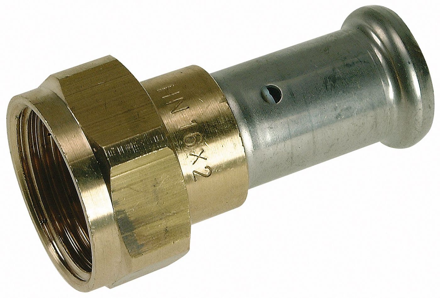 RACCORD MOBILE AVEC JOINT A SERTIR 16MM-1/2"F LAITON HENCO