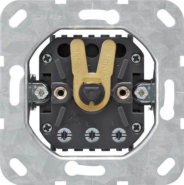Module bouton-poussoir ou interrupteur de store 10A 250V~ pour cache avec manette comme poste