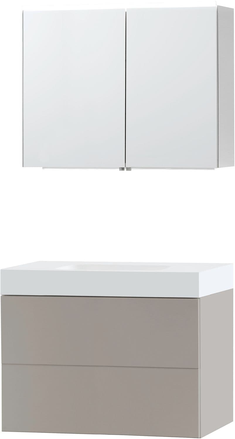 MEUBLE PURO SOLO GRIS 90 SOLID PURO ARMOIRE TOILLETTE