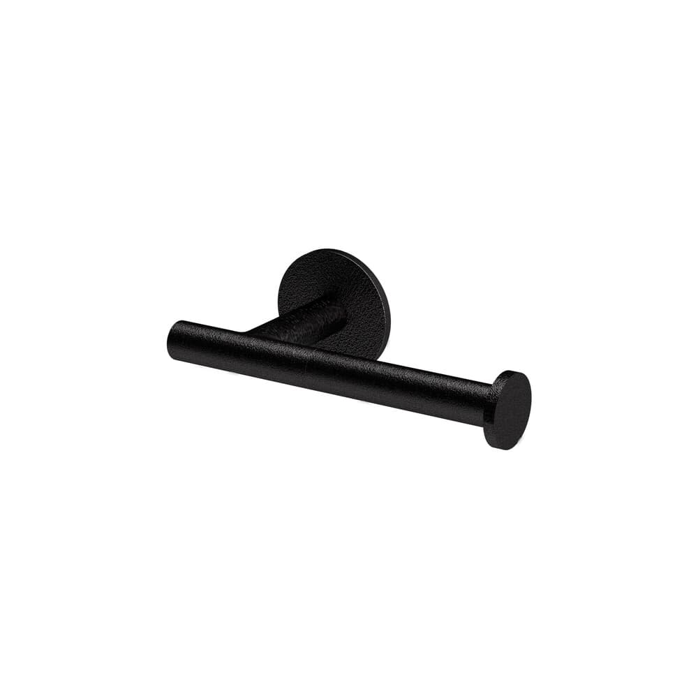 Zucchetti Pan porte papier Noir mat gaufré