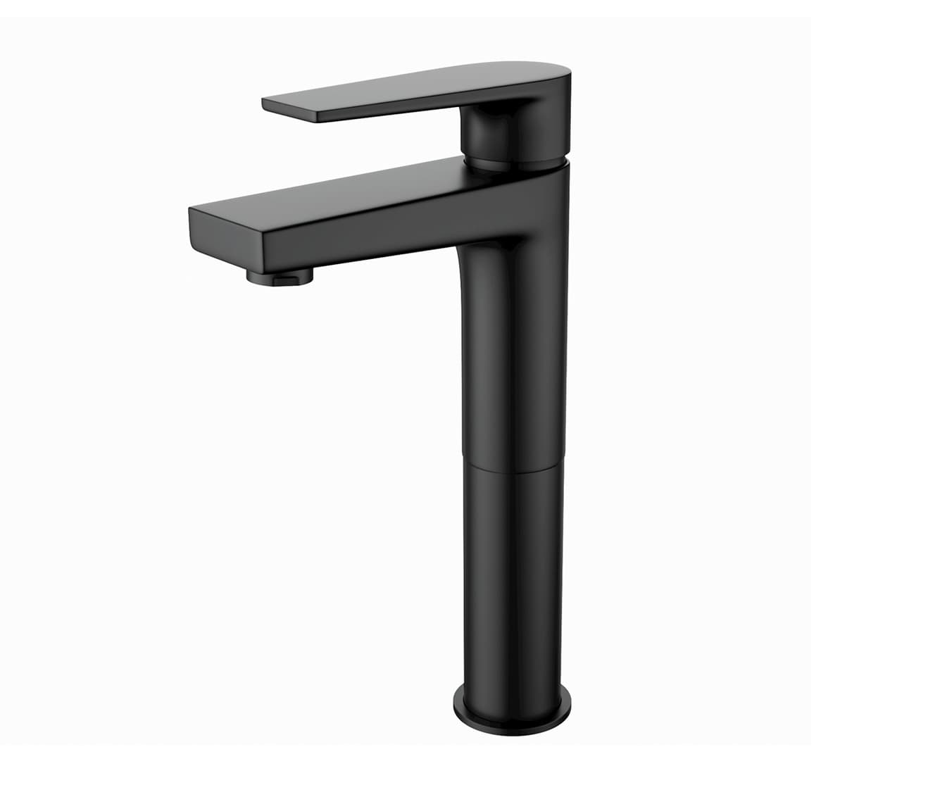 ALONI MITIGEUR LAVABO HAUT NOIR MAT