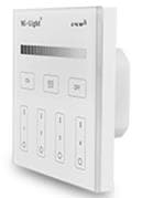 Emetteur RF 4 zones panel remote dimmable encastré 240V 86 x 86 x 29mm