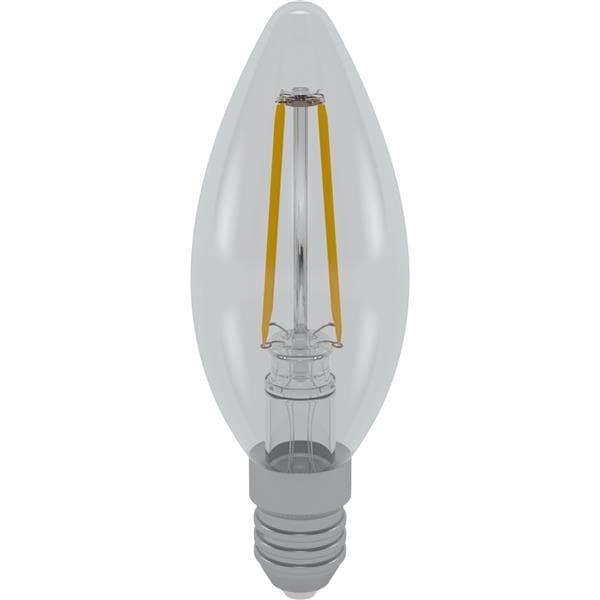 Lampe Led filament C35 flamme 4W E14 420lm claire 3000K WW non dimmable