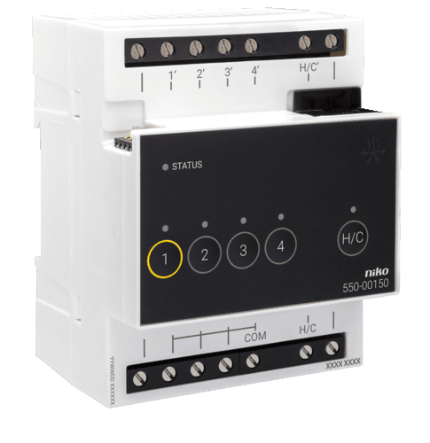 Module de chauffage ou de climatisation pour Niko Home Control
