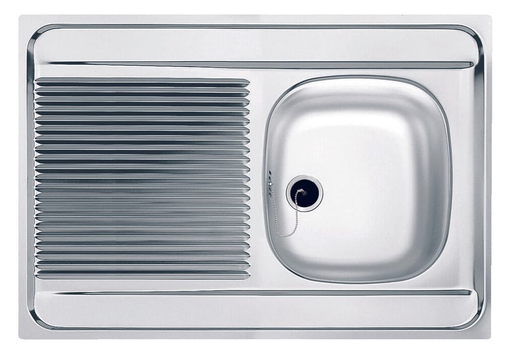 Franke MAN 711 évier à poser 800x600 1 bac réversible vidage manuel inox