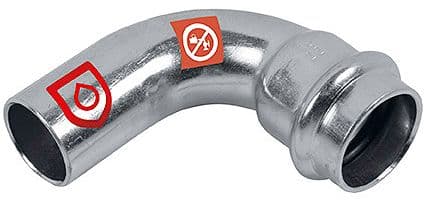 COUDE MF 90° 35MM ACIER CARBONE FRABO