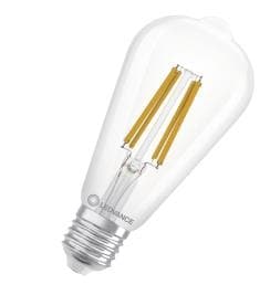 Lampe Led ison60 forme edison classique classe d'efficaité énergétique A 3.8W 830 filament claire E2