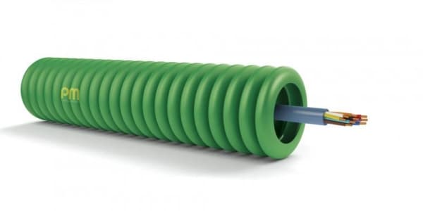 Tube précâblé Svv 10 x 0.8 diamètre 16mm Lsoh en rouleau de 100m