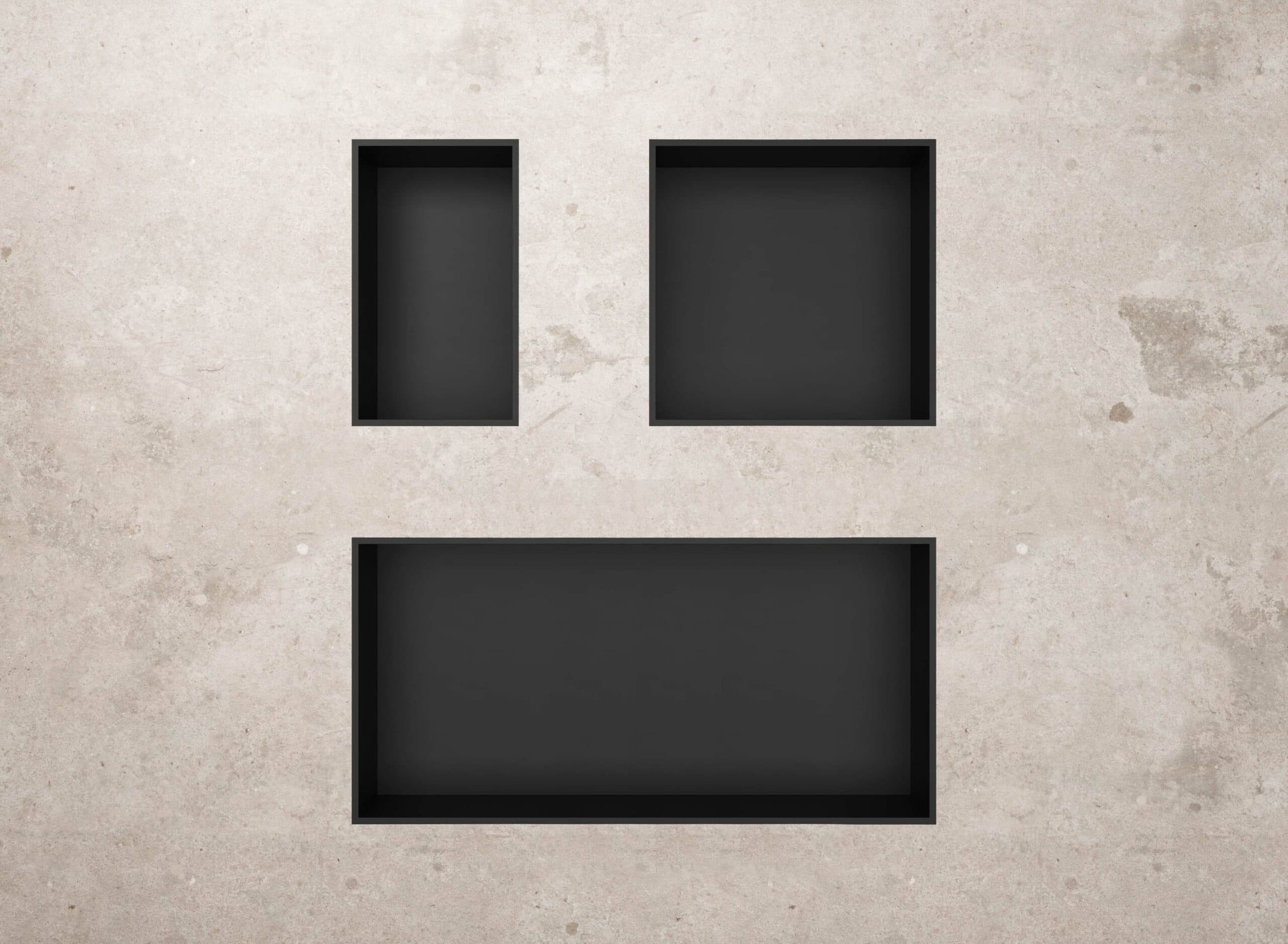 ALONI NICHE ENCASTRÉE (300X600X100MM) - NOIR MAT