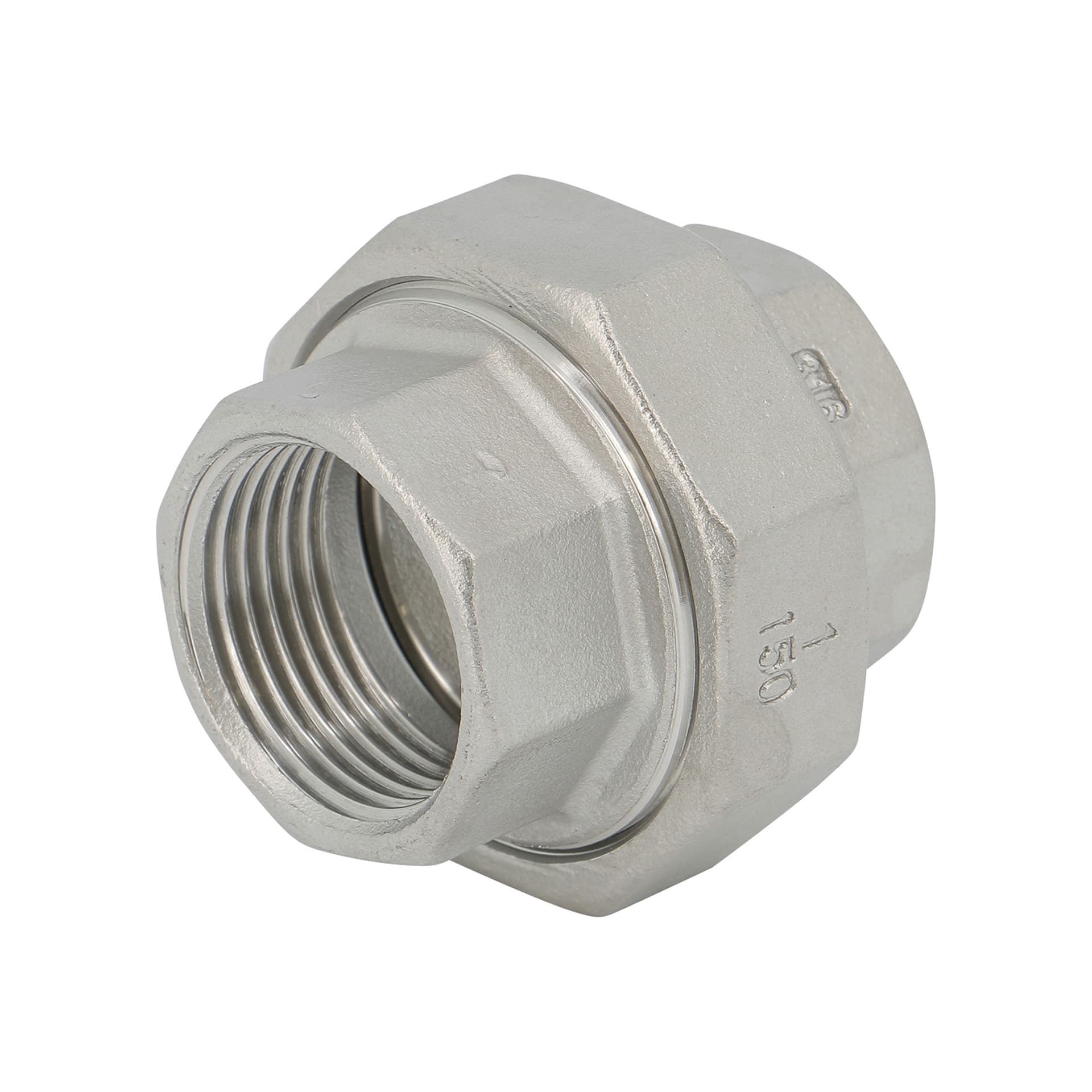"RACCORD UNION INOX I340 1""FF"